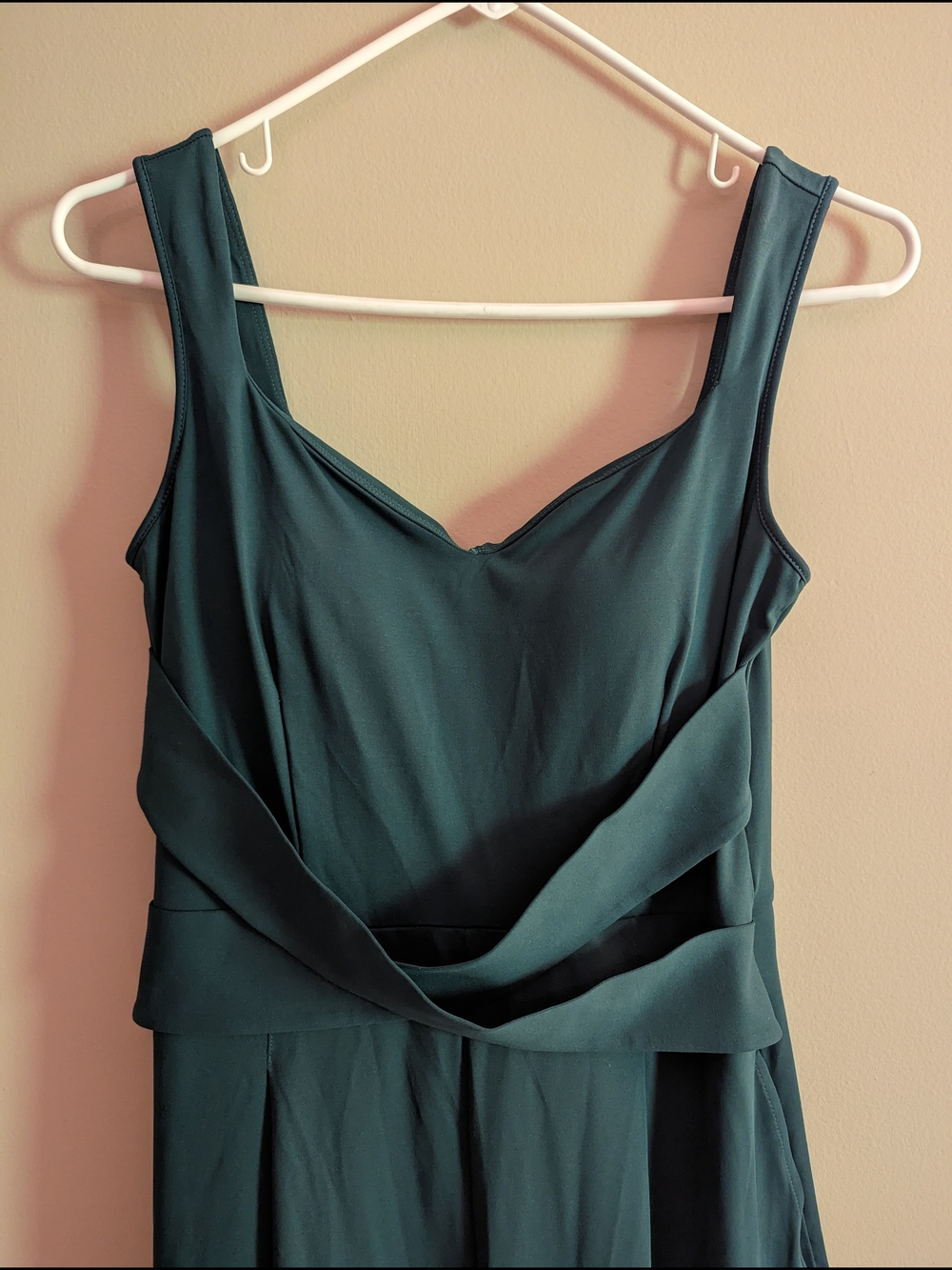 HALARA Forest Green Wide-Leg Sleeveless Jumpsuit - Picture 9 of 11